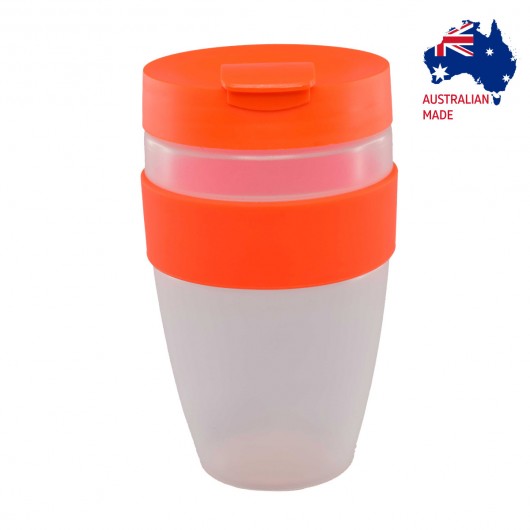 Clear Mi-Cups Orange